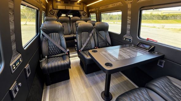 12 passenger sprinter van interior lakeland