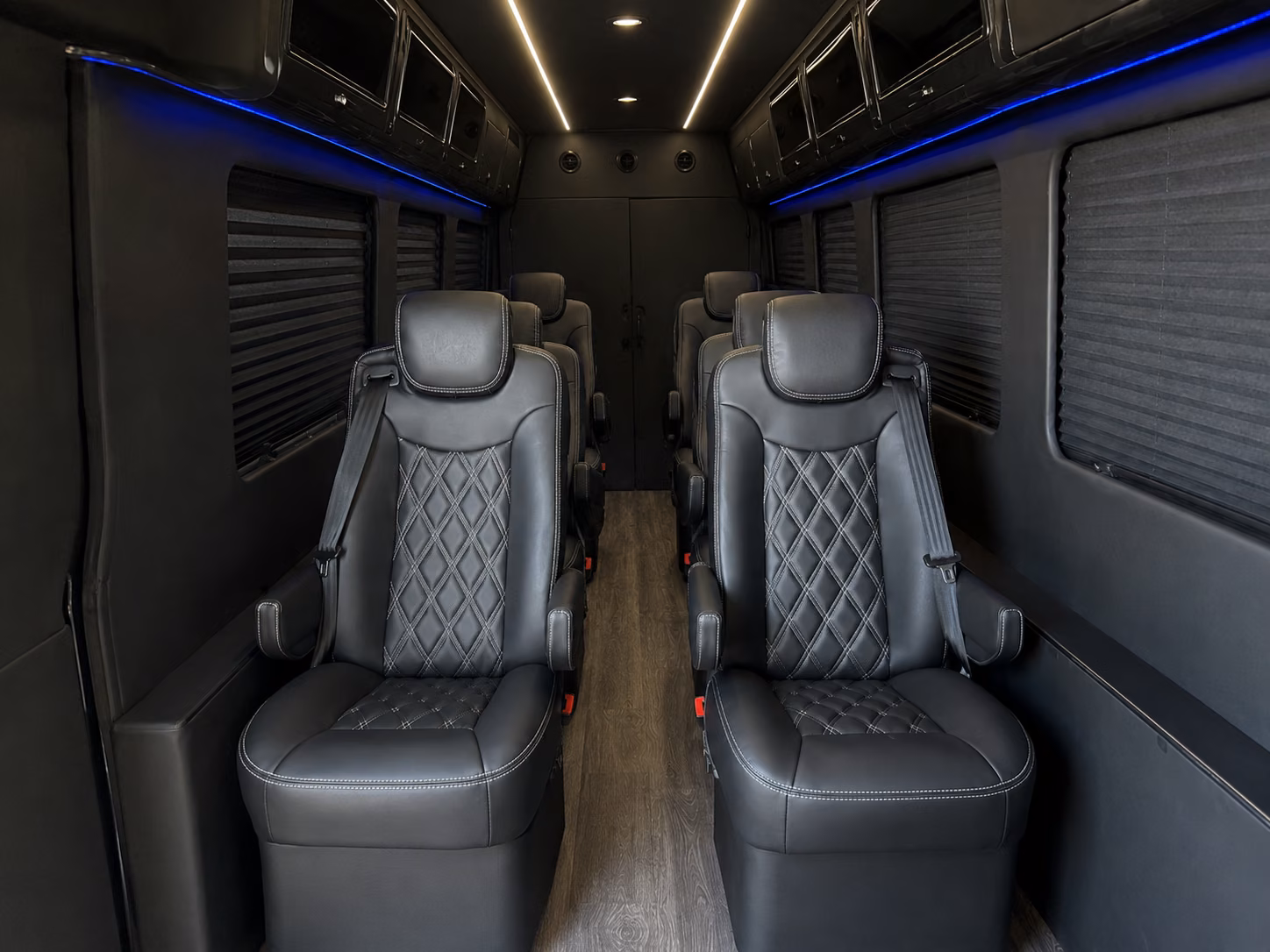 lakeland 10 passenger sprinter van interior