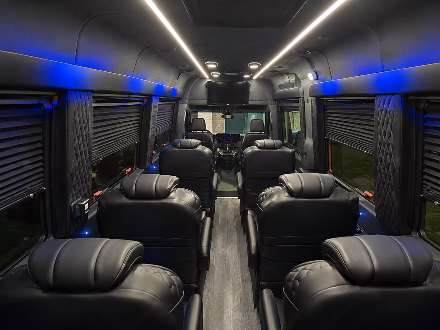lakeland 12 passenger sprinter van inside