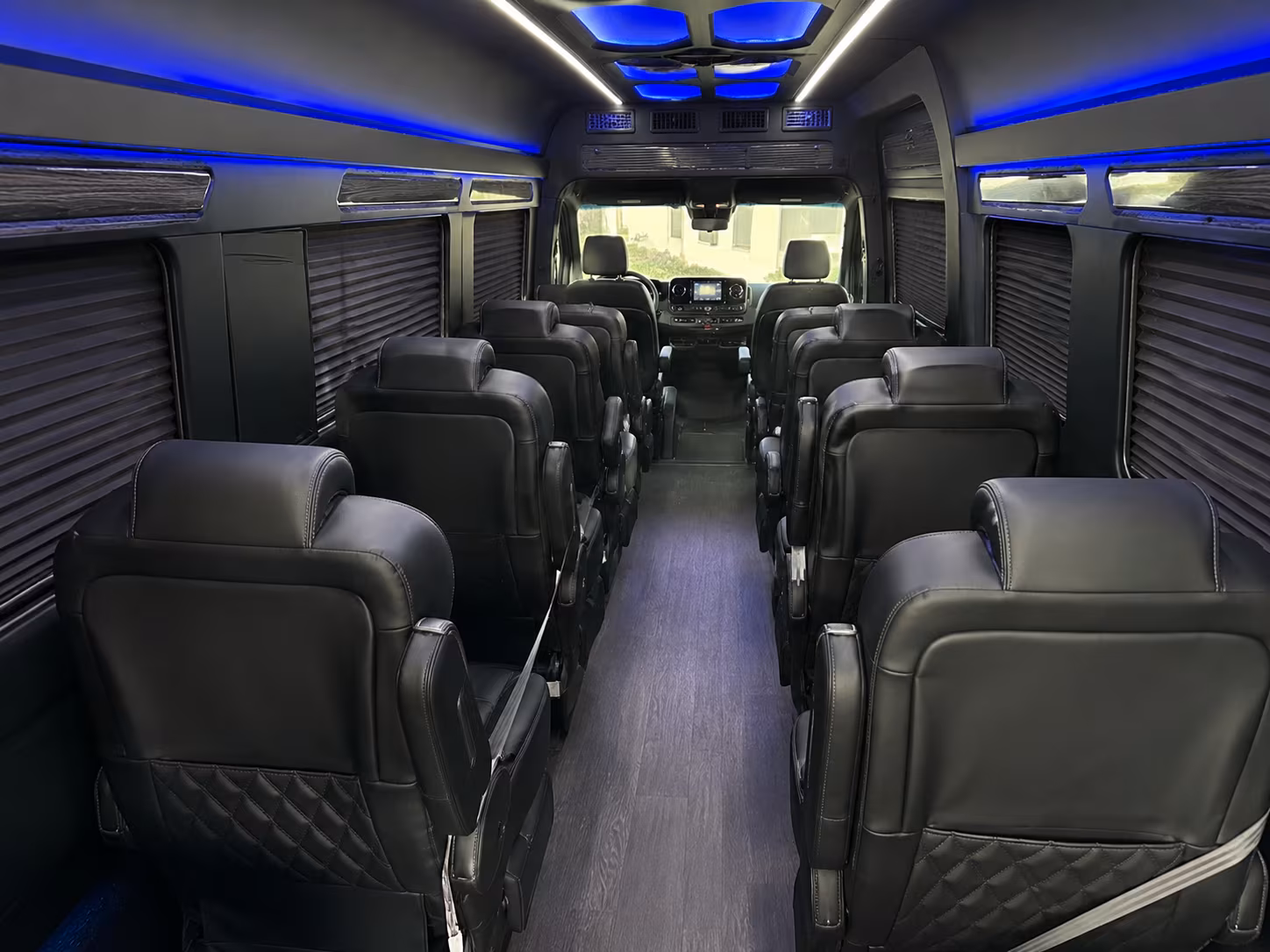 lakeland 15 passenger sprinter van inside