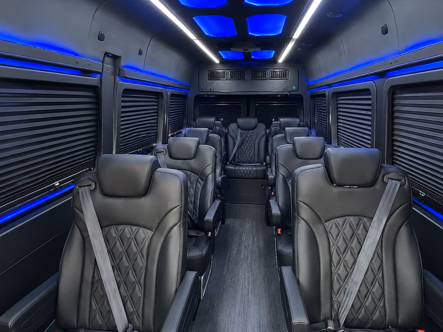 lakeland 8 passenger sprinter van interior